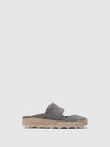 Round Toe Mules CANU CONCRETE